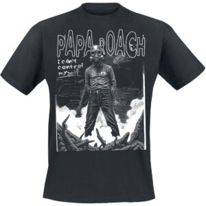 Papa Roach T-Shirt Thrown S to L for Men black