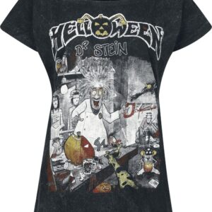 Helloween T-Shirt Dr. Stein S to L for Women anthracite