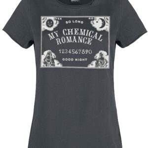 My Chemical Romance T-Shirt Amplified Collection Ouija M to L for Women charcoal