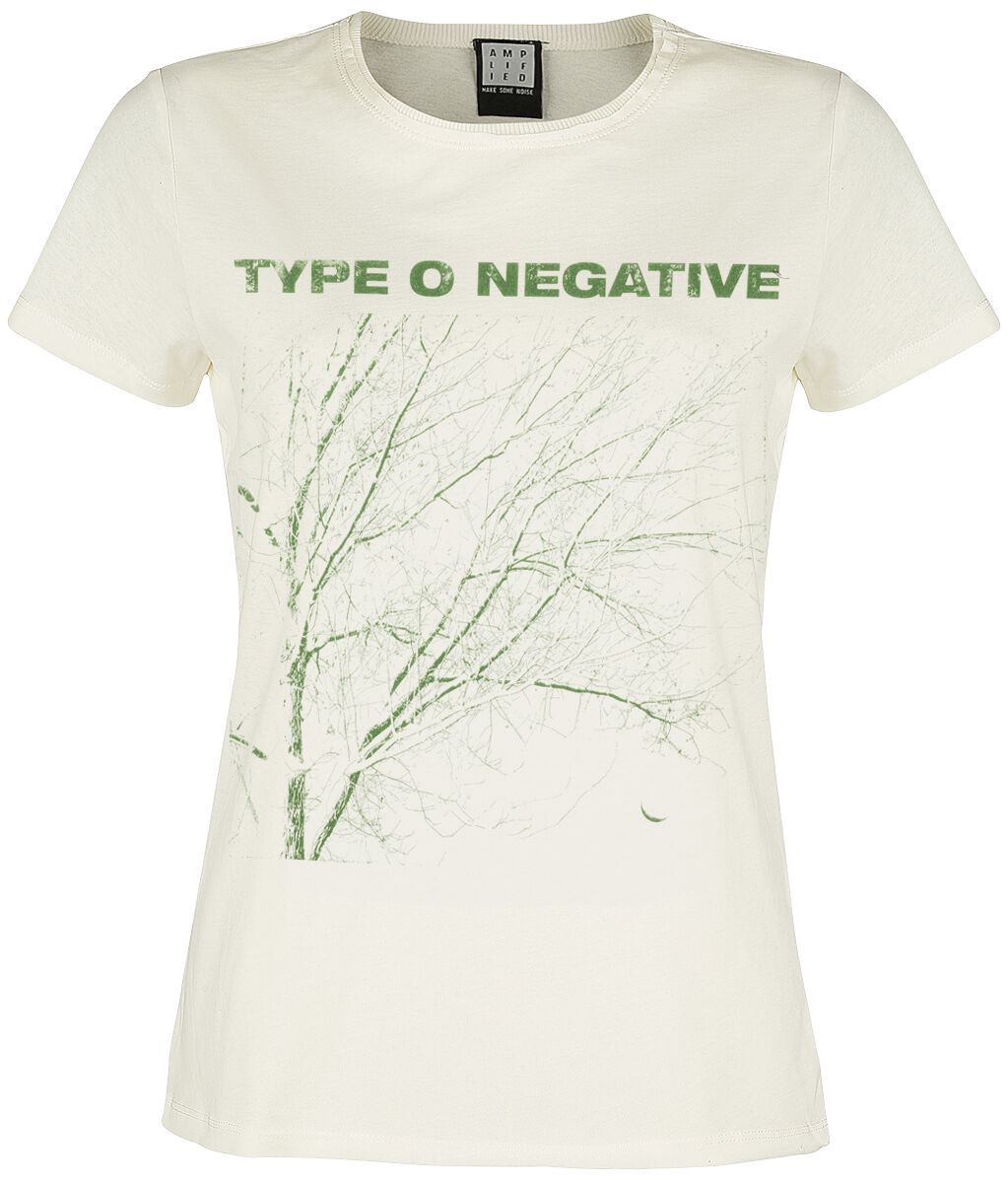 Type O Negative T-Shirt Amplified Collection Green Tree S to XL for Women off white