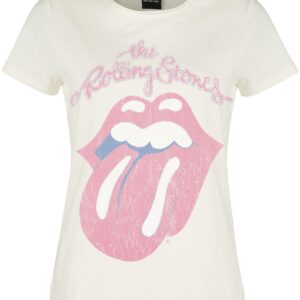 The Rolling Stones T-Shirt Amplified Collection 1978 Tour S to XL for Women off white