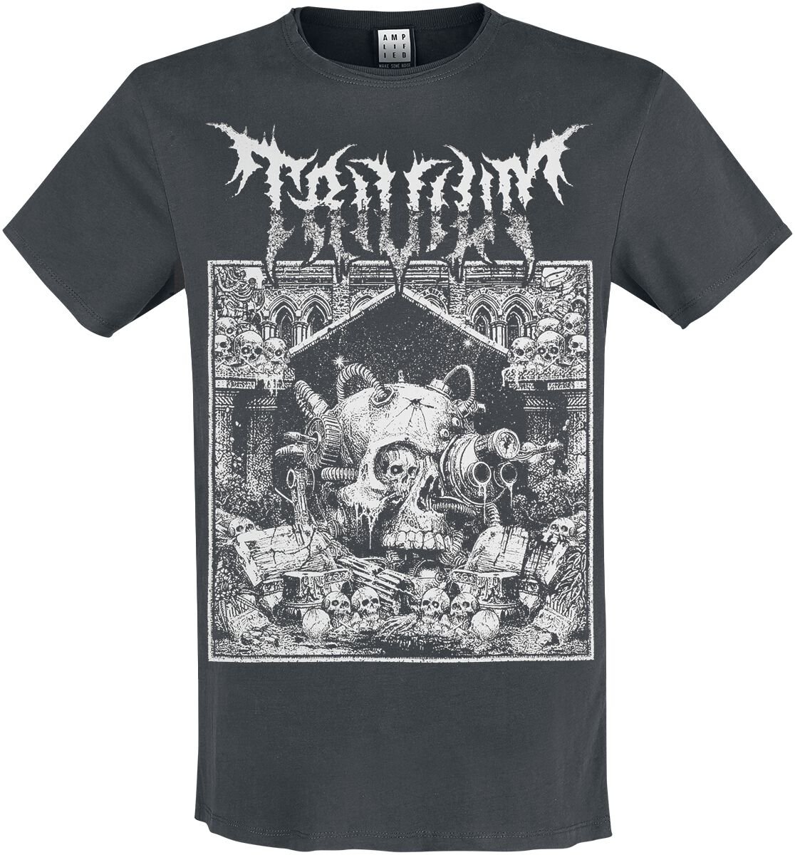 Trivium T-Shirt Skulls S to XXL for Men charcoal