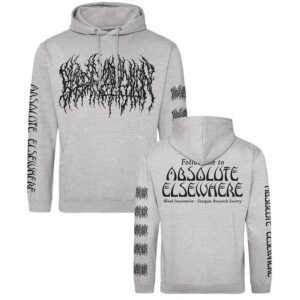 Blood Incantation Hoodie Stargate S to XXL for Men grey