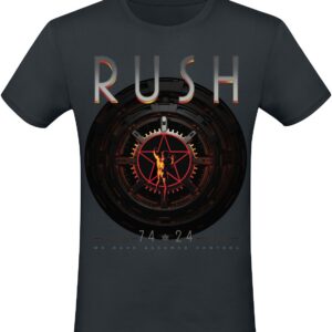 Rush T-Shirt Star 50th S to XXL for Men black