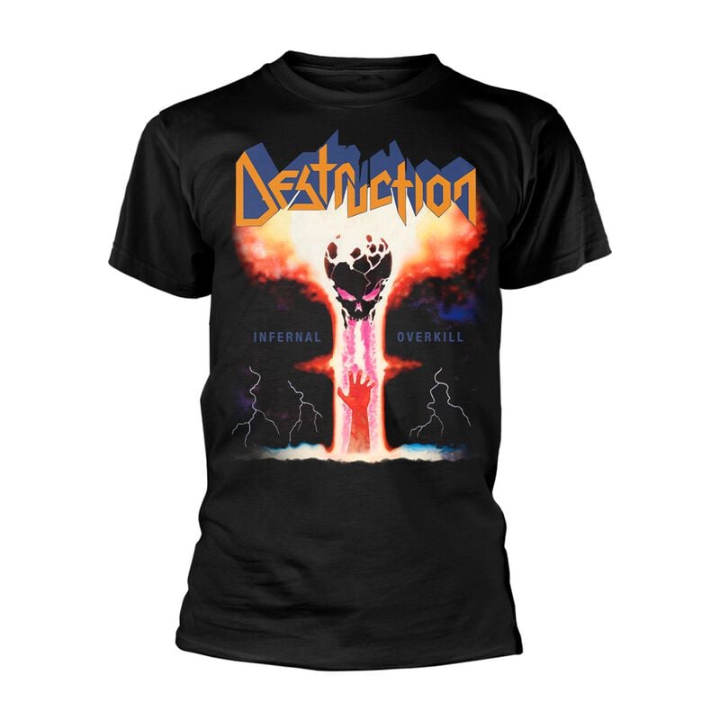 Destruction T-Shirt Infernal overkill S to 3XL for Men black