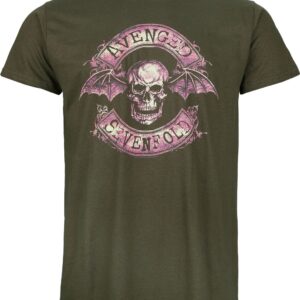 Avenged Sevenfold T-Shirt Coloured Logo M to XXL for Men green