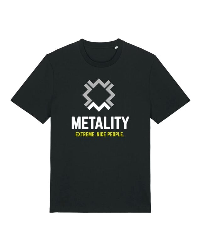 Metality T-Shirt S to 5XL for Men black