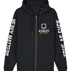 Metality Hoodie Jacket M to 5XL for Men black