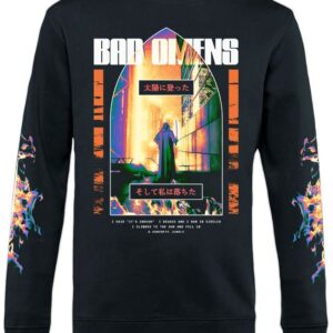 Bad Omens Long-sleeve Shirt I Climbed To The Sun And Fell In L to 3XL for Men black