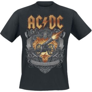 AC/DC T-Shirt About To Rock Ornaments S to 3XL for Men black
