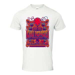 Red Hot Chili Peppers T-Shirt Hershey Poster S to 3XL for Men white
