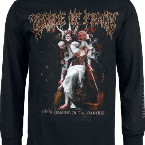 Cradle Of Filth Long-sleeve Shirt The Screaming Of The Valkyries S to XXL for Men black