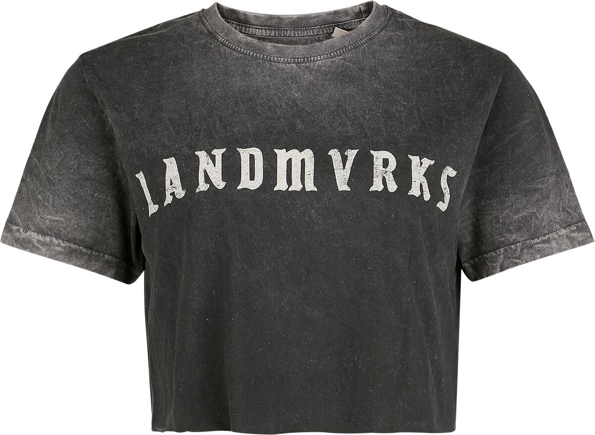 Landmvrks T-Shirt Vintage Dagger S to XL for Women grey
