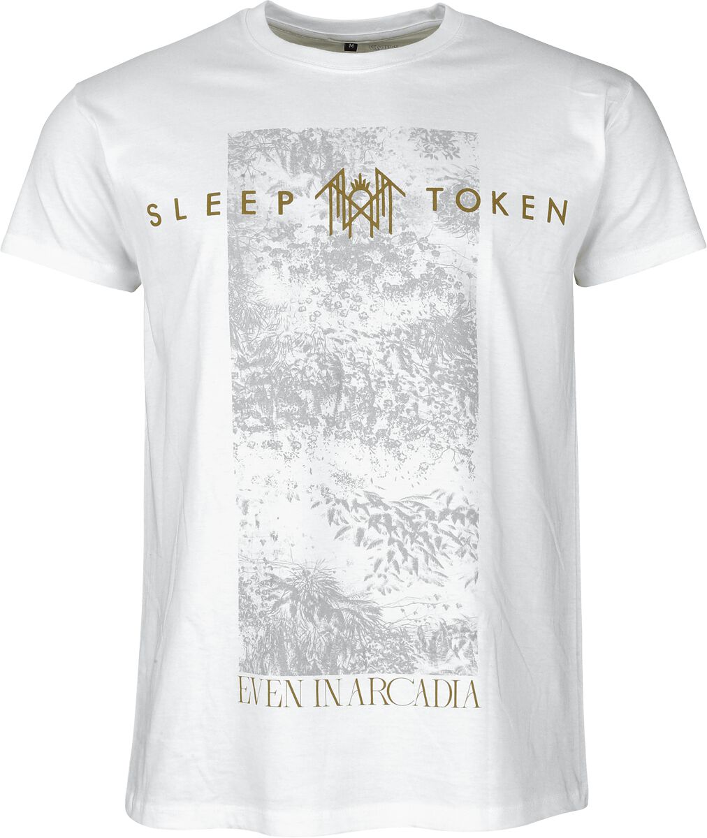 Sleep Token T-Shirt Even In Arcadia S to 4XL for Men white