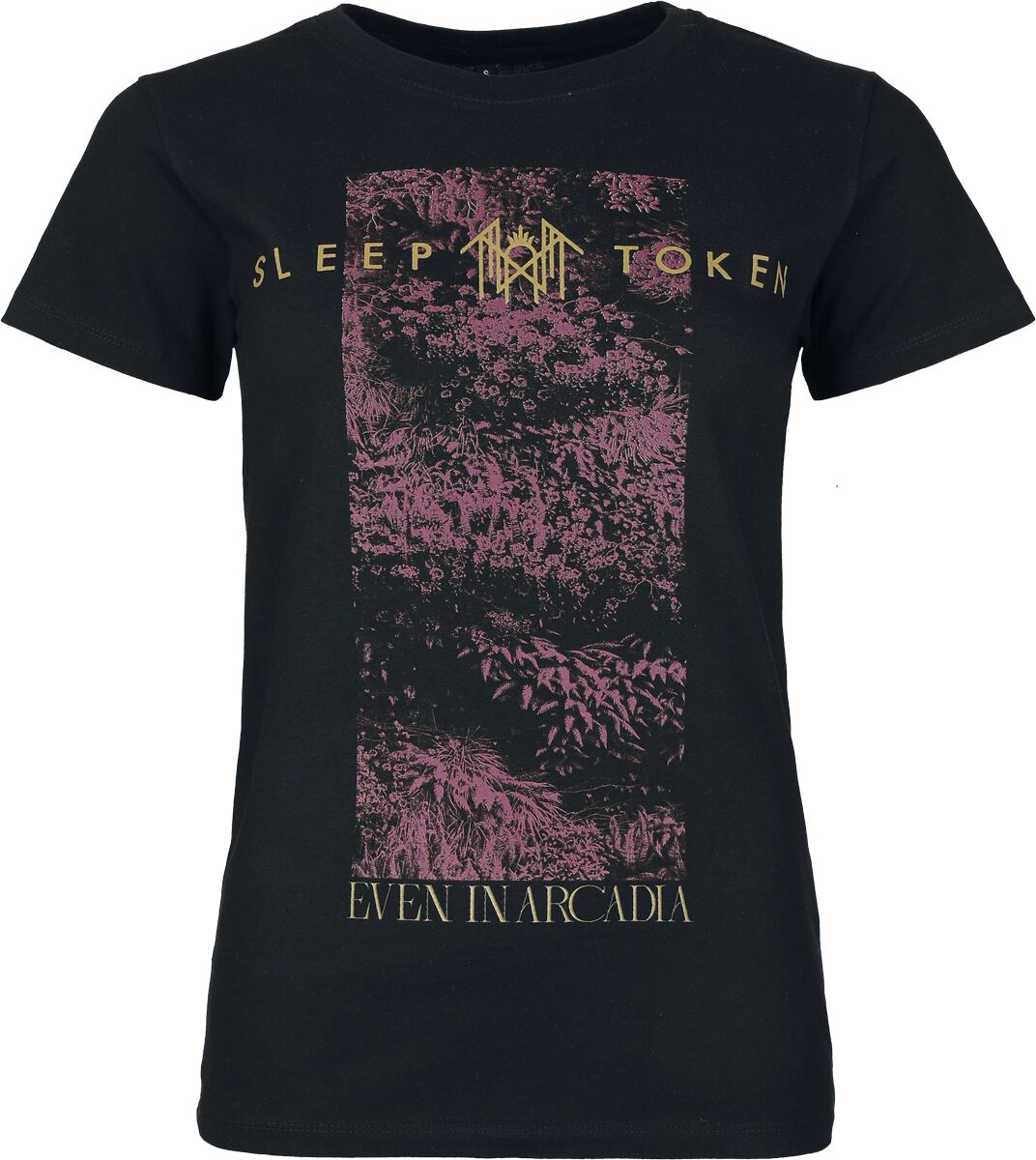 Sleep Token T-Shirt Even In Arcadia S to 3XL for Women black