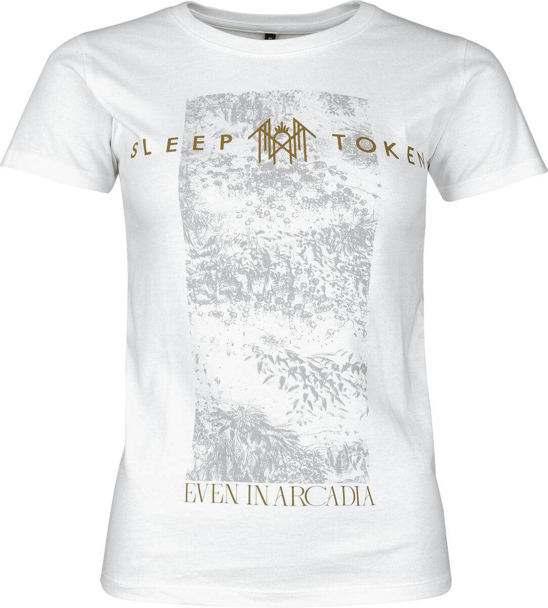 Sleep Token T-Shirt Even In Arcadia S to 3XL for Women white