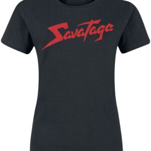 Savatage T-Shirt Red Logo S to 3XL for Women black