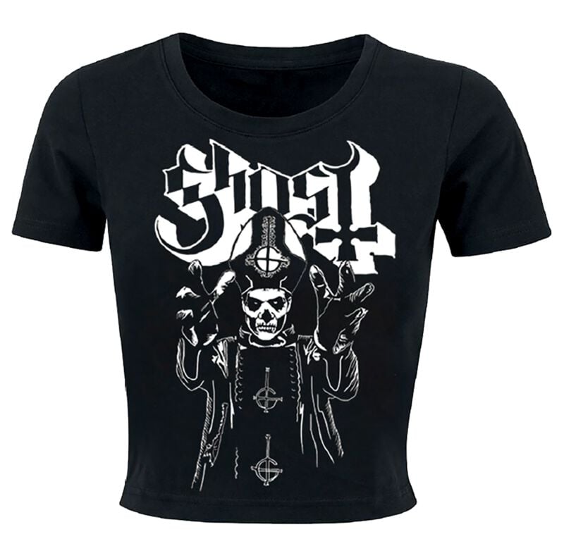 Ghost T-Shirt Pope's Wrath S to XXL for Women black