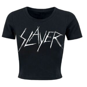 Slayer T-Shirt Scratch Logo S to XXL for Women black