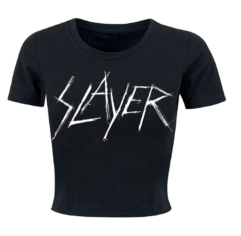 Slayer T-Shirt Scratch Logo S to XXL for Women black