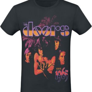 The Doors T-Shirt EST 1965 S to 3XL for Men black