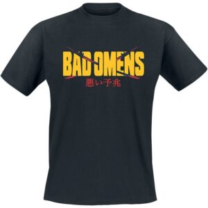 Bad Omens T-Shirt Japanese Deluxe Katana S to 4XL for Men black