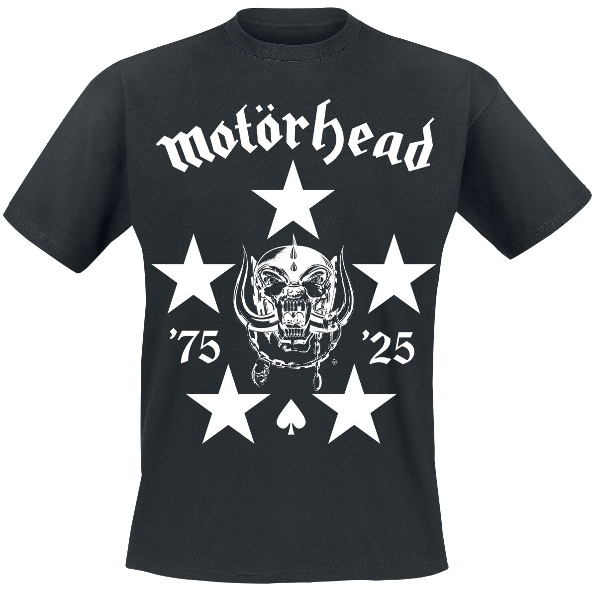 Motorhead T-Shirt 50 BMG Logo S to 4XL for Men black