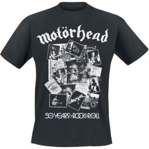 Motorhead T-Shirt 50 Scrapbook Photos S to 4XL for Men black