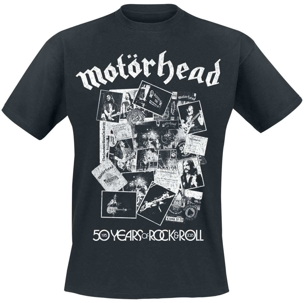 Motorhead T-Shirt 50 Scrapbook Photos S to 4XL for Men black