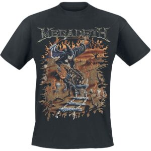 Megadeth T-Shirt Youthanasia 1995 Reaper Train S to 4XL for Men black