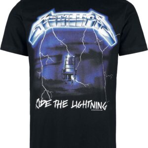 Metallica T-Shirt Ride The Lightning Heavyweight S to XXL for Men black