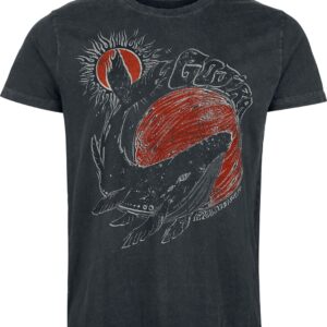 Gojira T-Shirt Whale Sun Moon S to 4XL for Men dark grey