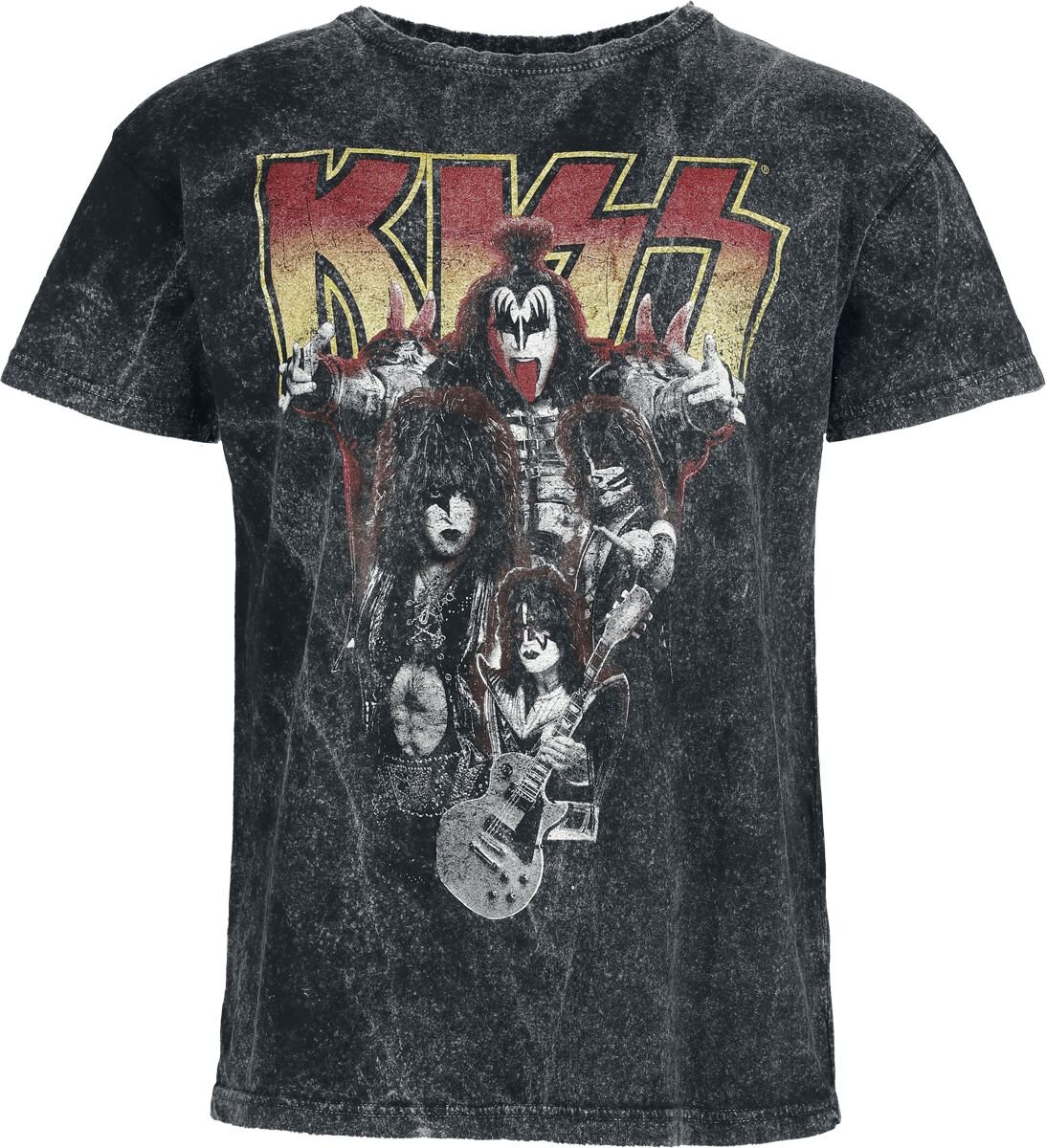 Kiss T-Shirt Band Photo S to 4XL for Men anthracite