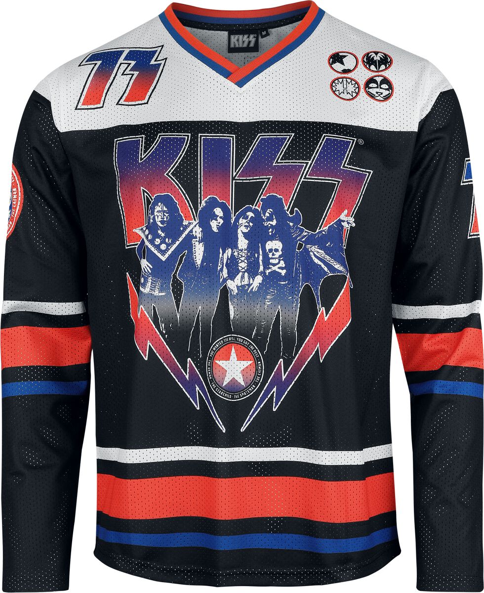Kiss Jersey Hockey Jersey S to 5XL for Men multicolour