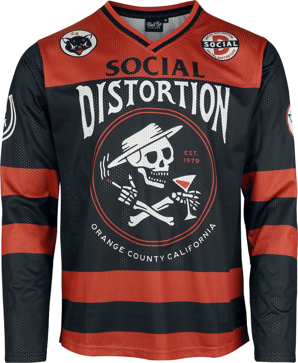 Social Distortion Jersey Hockey Jersey S to 5XL for Men multicolour
