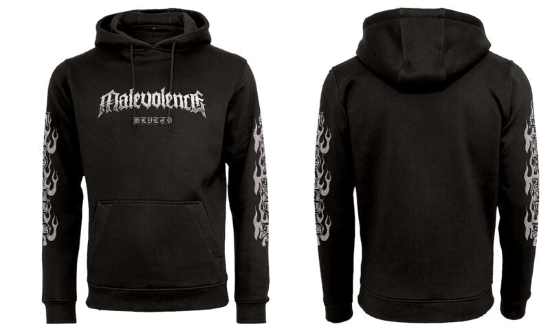 Malevolence Hoodie Logo S to 3XL for Men black