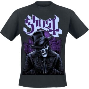 Ghost T-Shirt Top Hat V S to 3XL for Men black