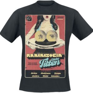 Rammstein T-Shirt Dicke Titten S to 5XL for Men black