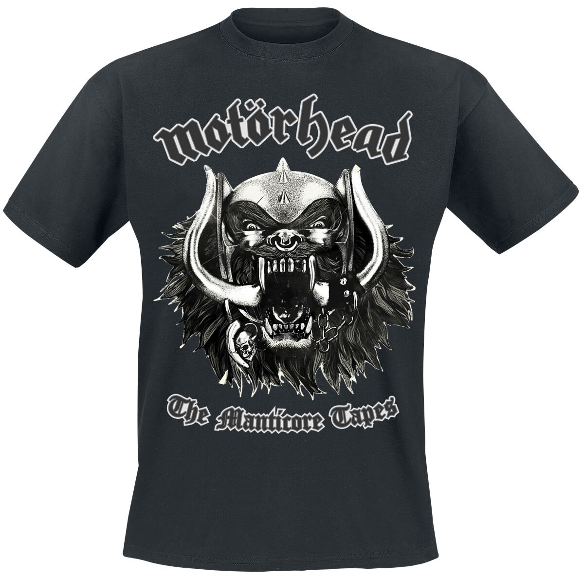 Motorhead T-Shirt The Manticore Tapes Tracklist S to 4XL for Men black