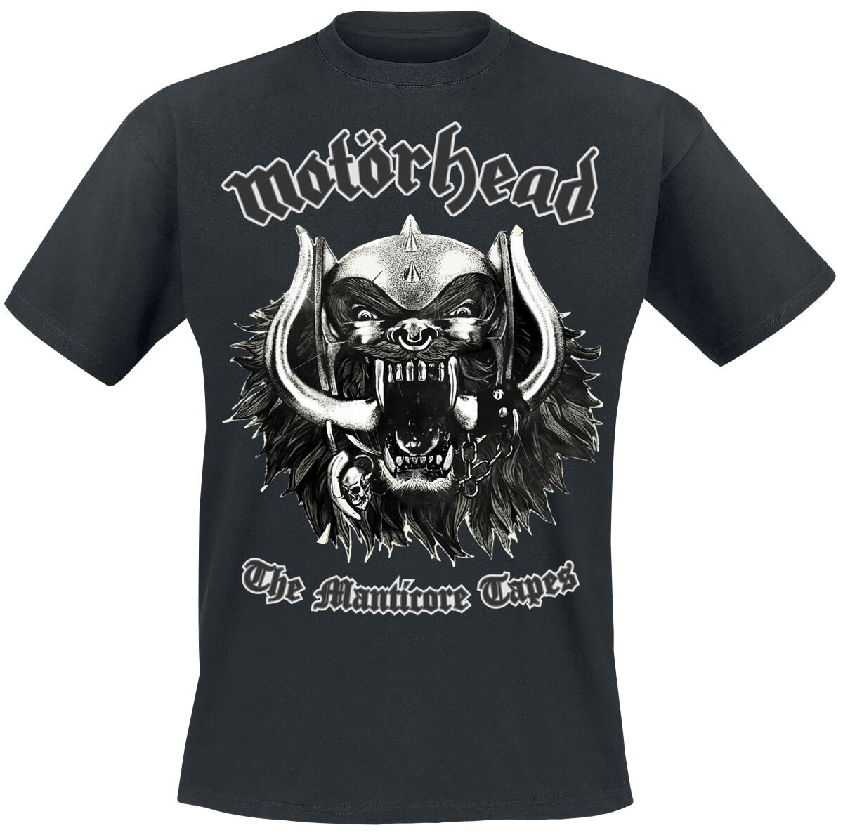 Motorhead T-Shirt The Manticore Tapes S to 3XL for Men black