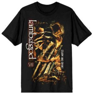 Lamb Of God T-Shirt Sturm Und Drang Bones S to 3XL for Men black