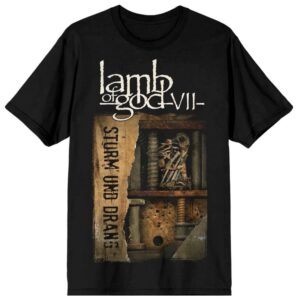 Lamb Of God T-Shirt Sturm Und Drang Cover S to 4XL for Men black