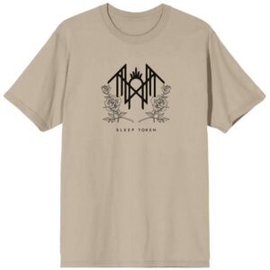 Sleep Token T-Shirt Floral Logo S to 4XL for Men sand