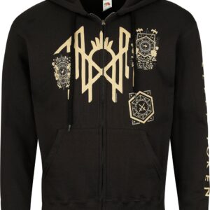 Sleep Token Hoodie Jacket Patch Zip Hoodie S to XXL for Men black