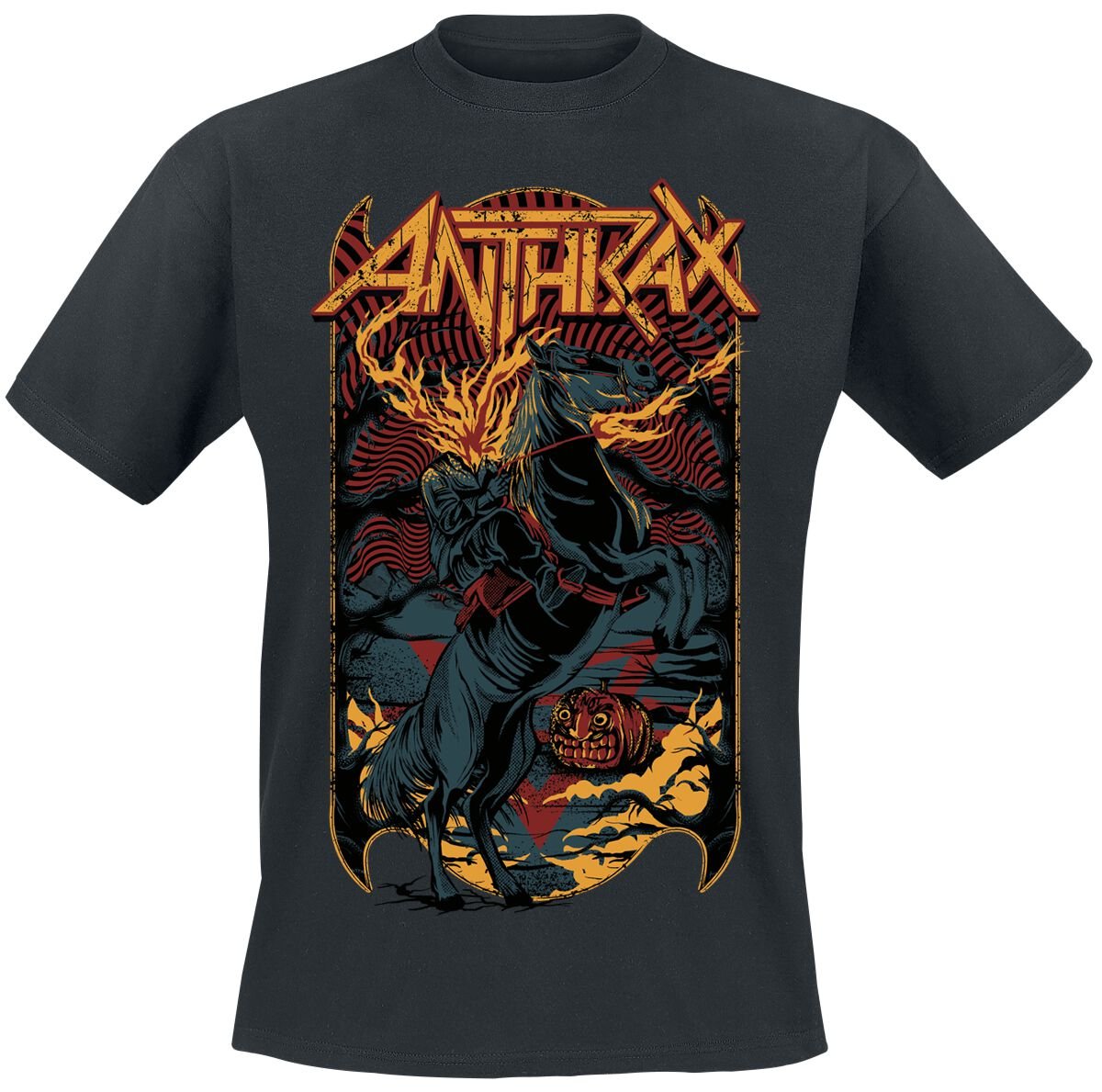 Anthrax T-Shirt Headless Horseman S to 4XL for Men black