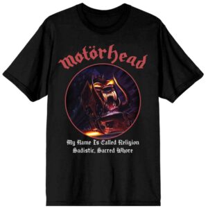 Motorhead T-Shirt 50 My Name Is Called Religion S to 4XL for Men black