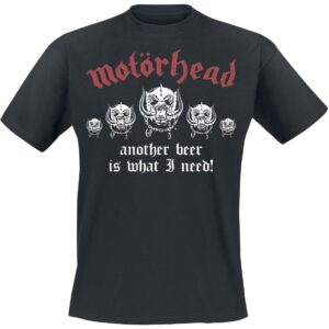 Motorhead T-Shirt 50th Another Beer Lemmy's Lounge S to 4XL for Men black