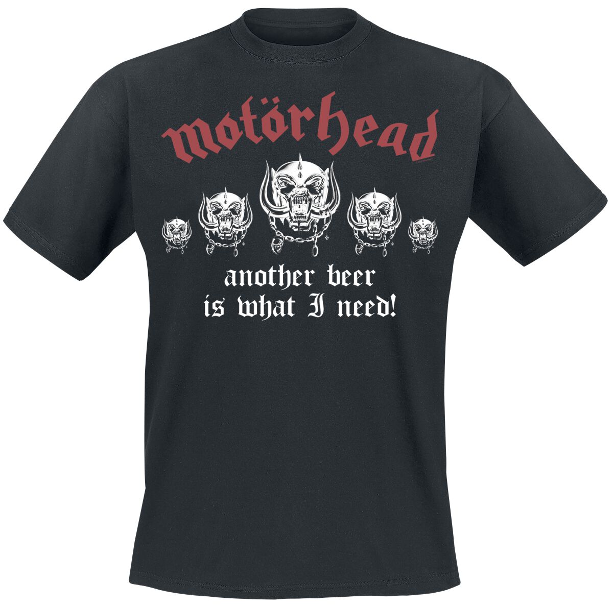 Motorhead T-Shirt 50th Another Beer Lemmy's Lounge S to 4XL for Men black