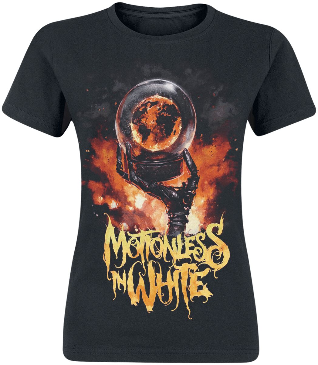 Motionless In White T-Shirt Scoring The End Of The World L to XXL for Women black
