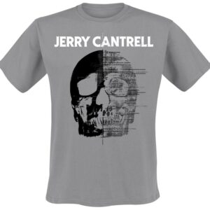 Cantrell, Jerry T-Shirt Bone To Code S to 4XL for Men charcoal